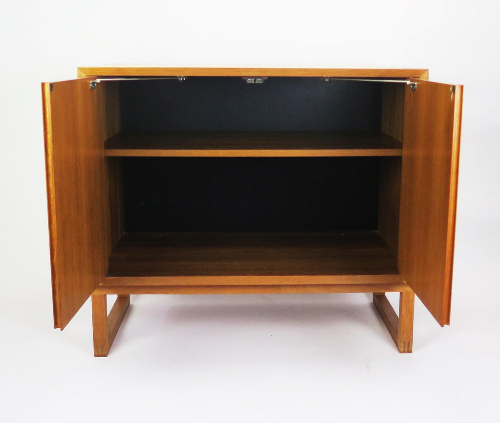 A 1960's Danish Teak Two Door Cabinet (Denmark) 1960s