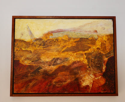 Oil painting by Anthony Curtis  - 'Organic Remains' (1960s) UK (Copy)