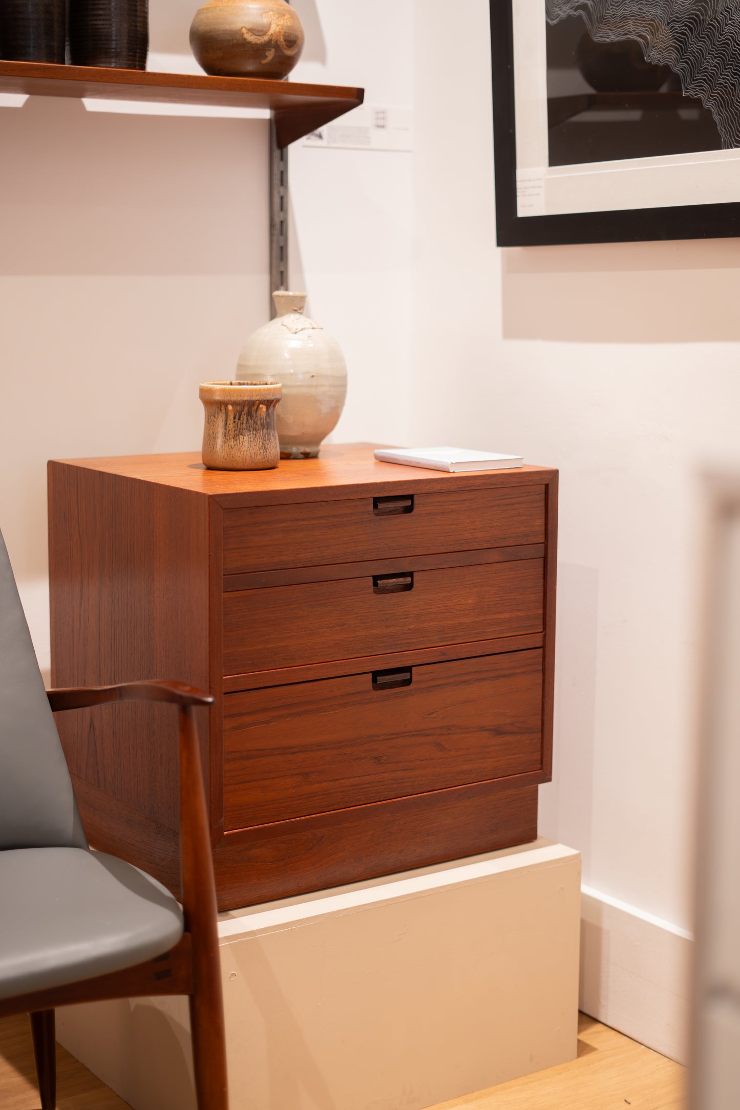 Teak Wood Chest of Drawers, 1960s (Denmark)