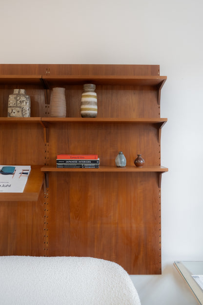 Teak Modular 'Royal' Wall Unit by Poul Cadovius, 1960s Denmark