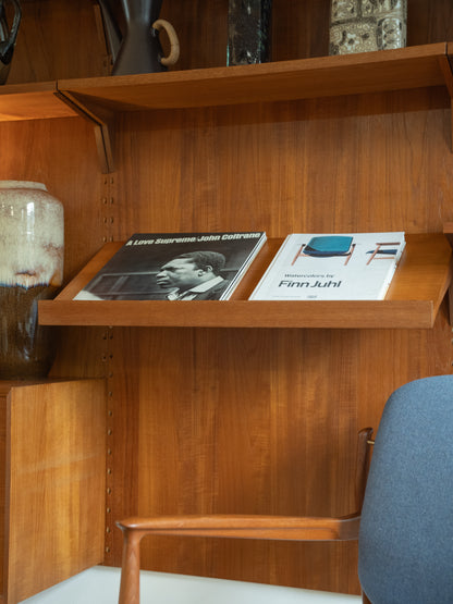 Teak Modular 'Royal' Wall Unit by Poul Cadovius, 1960s Denmark