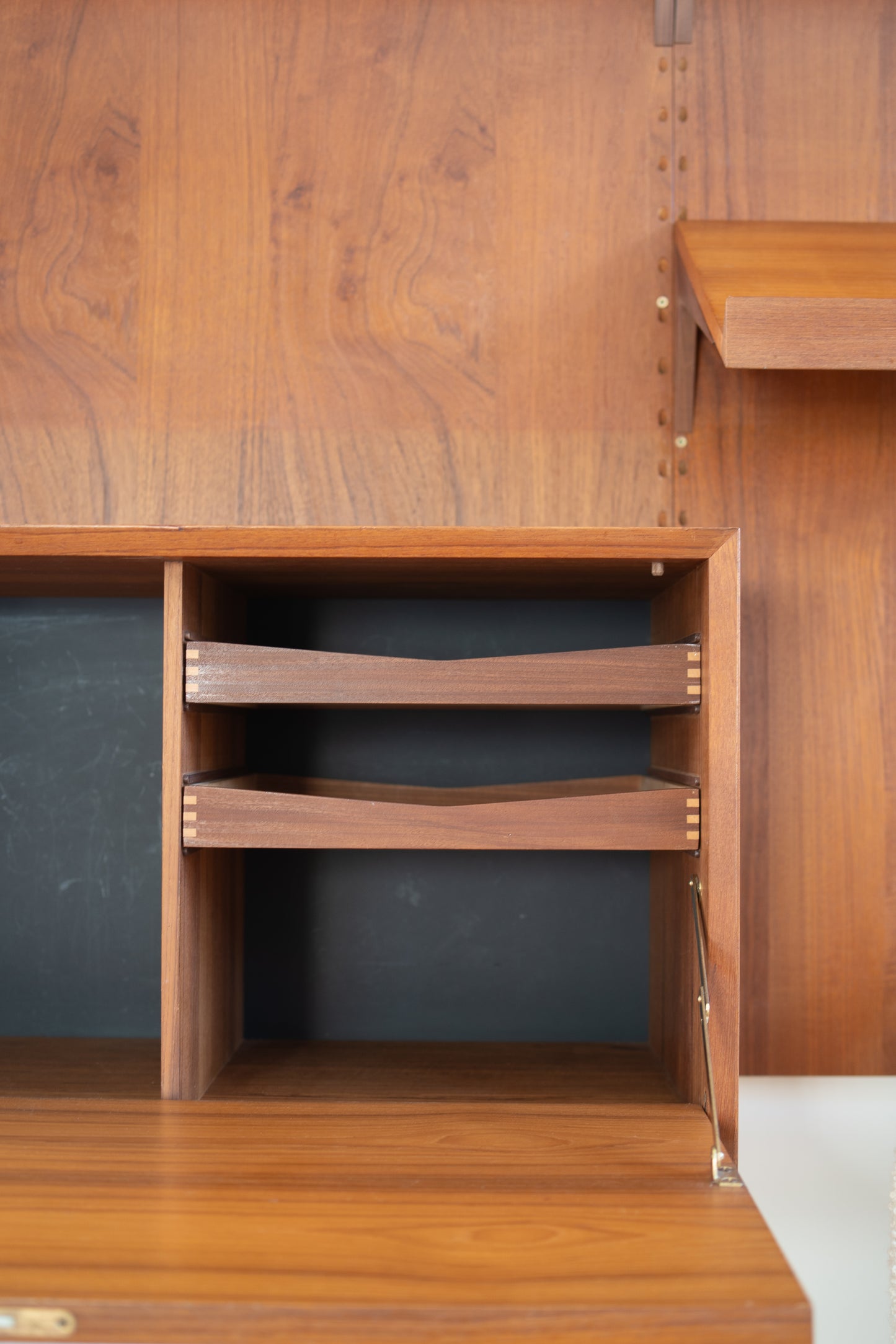 Teak Modular 'Royal' Wall Unit by Poul Cadovius, 1960s Denmark