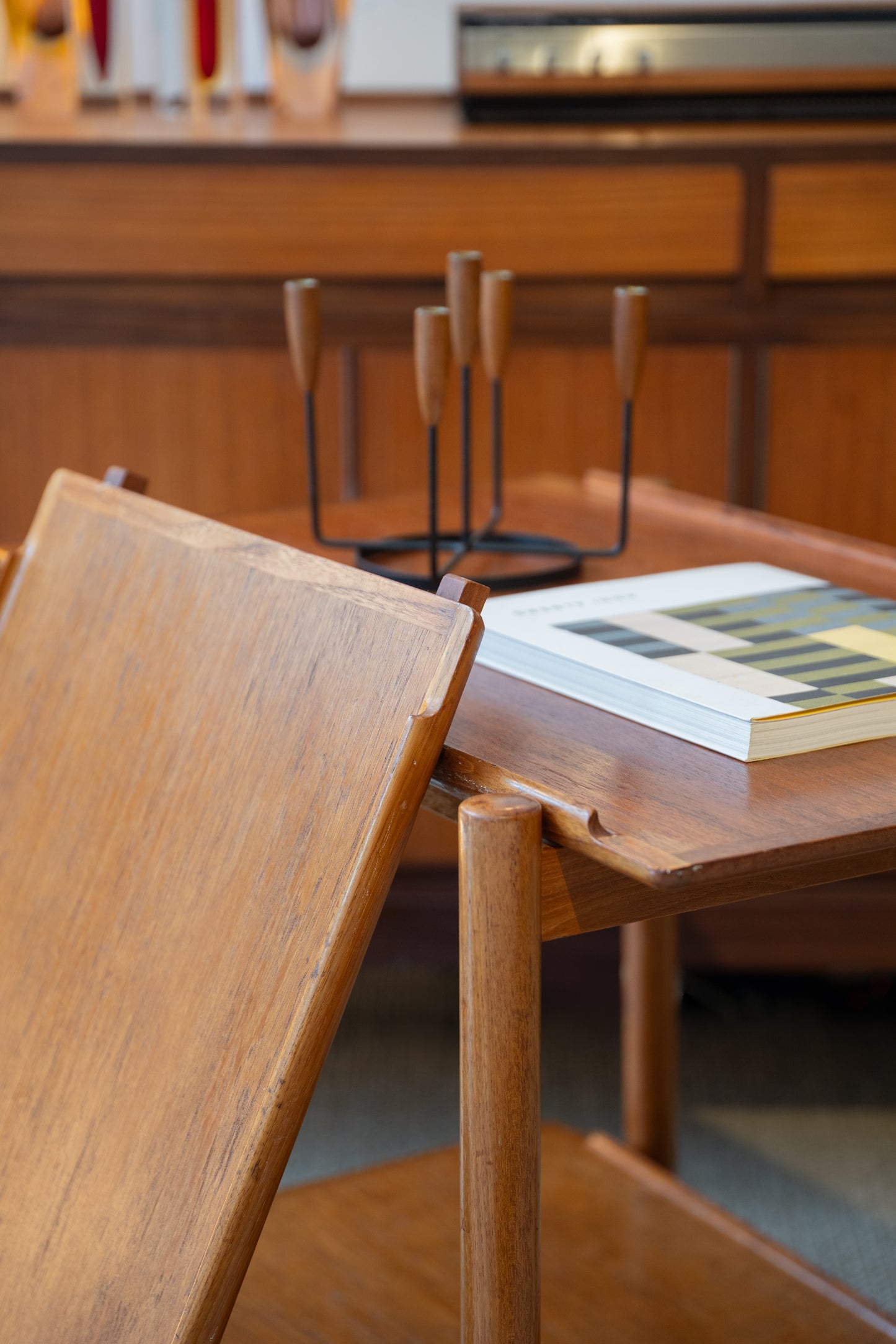 Teak Serving Trolley by Poul Hundevad for Vamdrup, 1960s (Denmark)