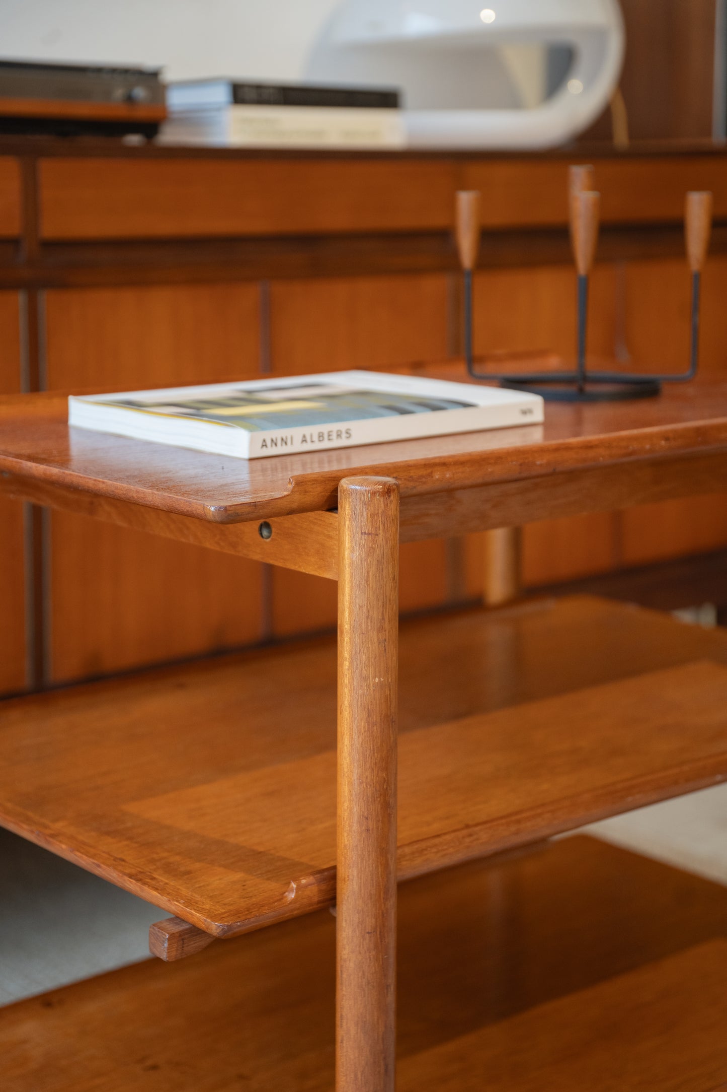 Teak Serving Trolley by Poul Hundevad for Vamdrup, 1960s (Denmark)