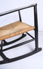 J18 'black edition' rocking chair by Hans Wegner for FDB Möbler (Denmark) 1944