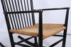 J18 'black edition' rocking chair by Hans Wegner for FDB Möbler (Denmark) 1944