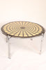 1960s ceramic topped circular table