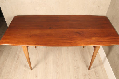 Aformosia dining table by John Herbert for A Younger ltd (1960s)