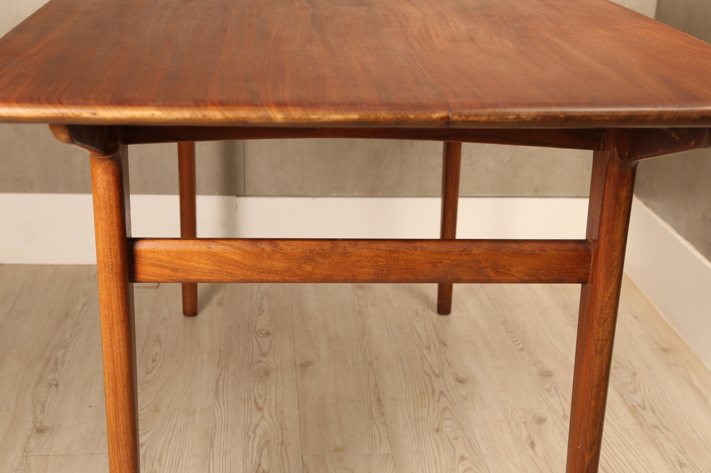 Aformosia dining table by John Herbert for A Younger ltd (1960s)