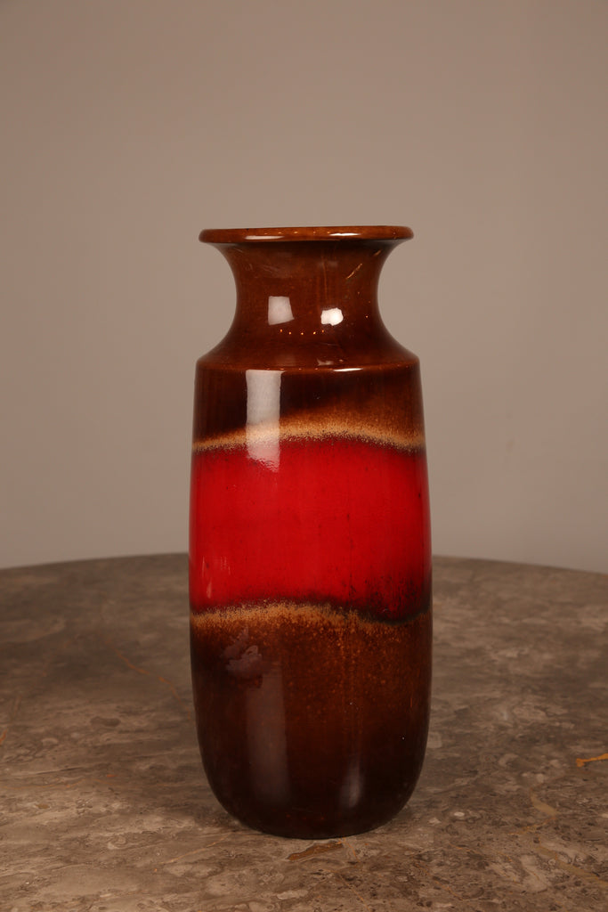 A Scheurich West German Fat Lava floor vase (1960s)