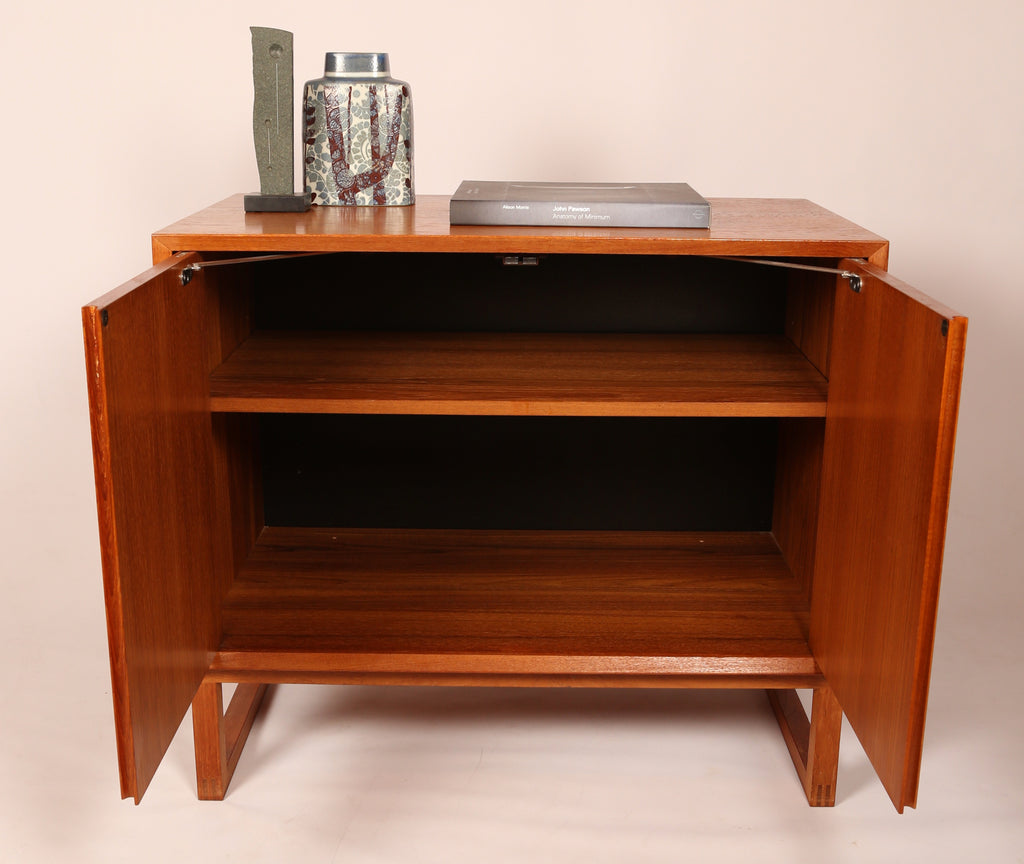 Teak 2 door cabinet 1960s (Denmark)