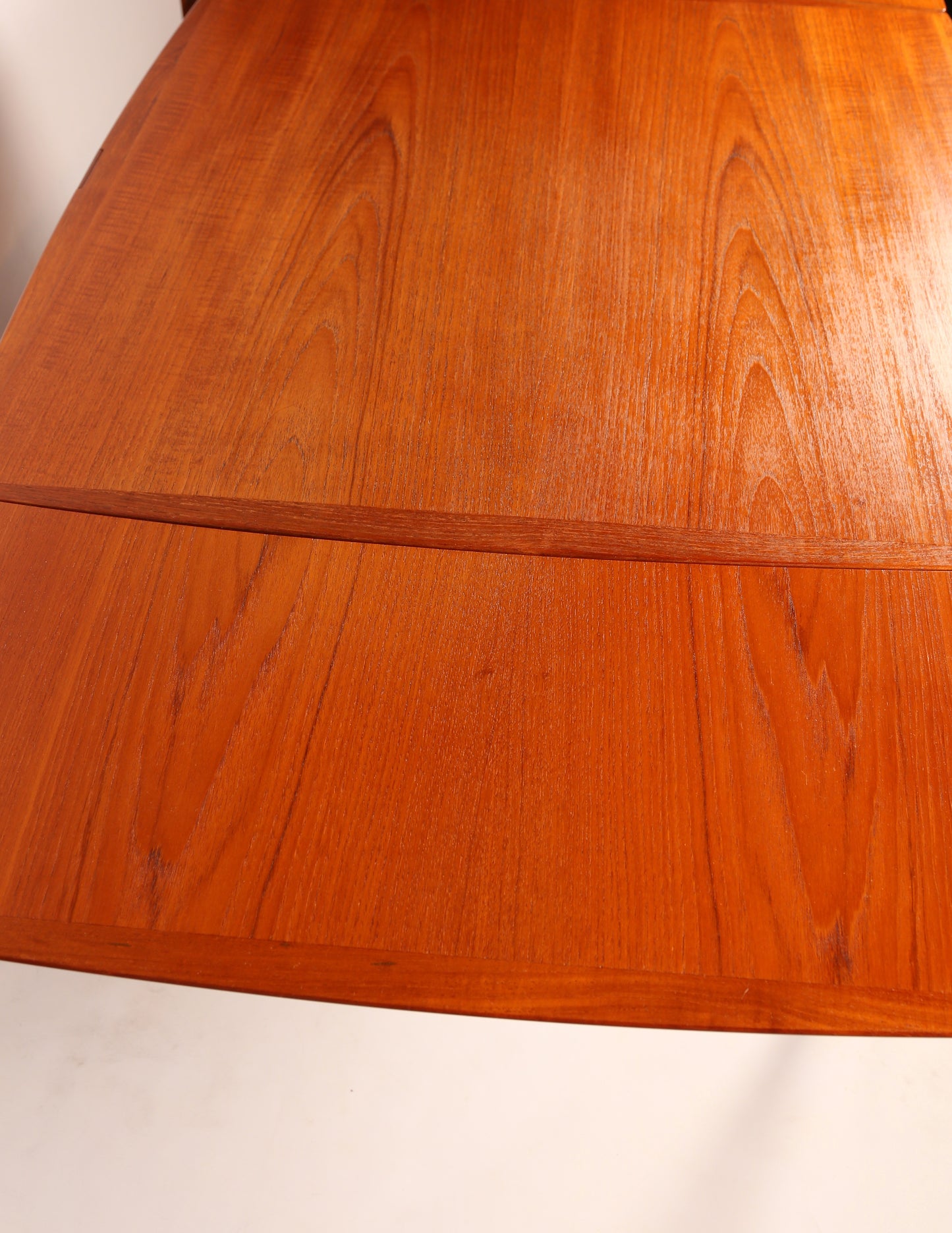 An Am Ansager Möbler metamorphic Teak Extending Dining / Card Table with baize lined reversible top, 1960s (Denmark)