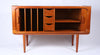 Tambour doored music cabinet by Vantinge Mobelindustri (1970s) Denmark