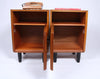 A pair of teak bedside cabinet (1970s)