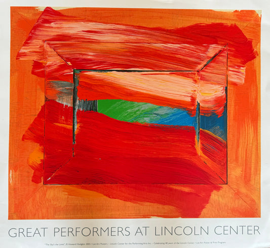 Large Sir Howard Hodgkin (1923-2017), 'The Sky's the Limit',  screen print, edition of 500 by The Lincoln Center