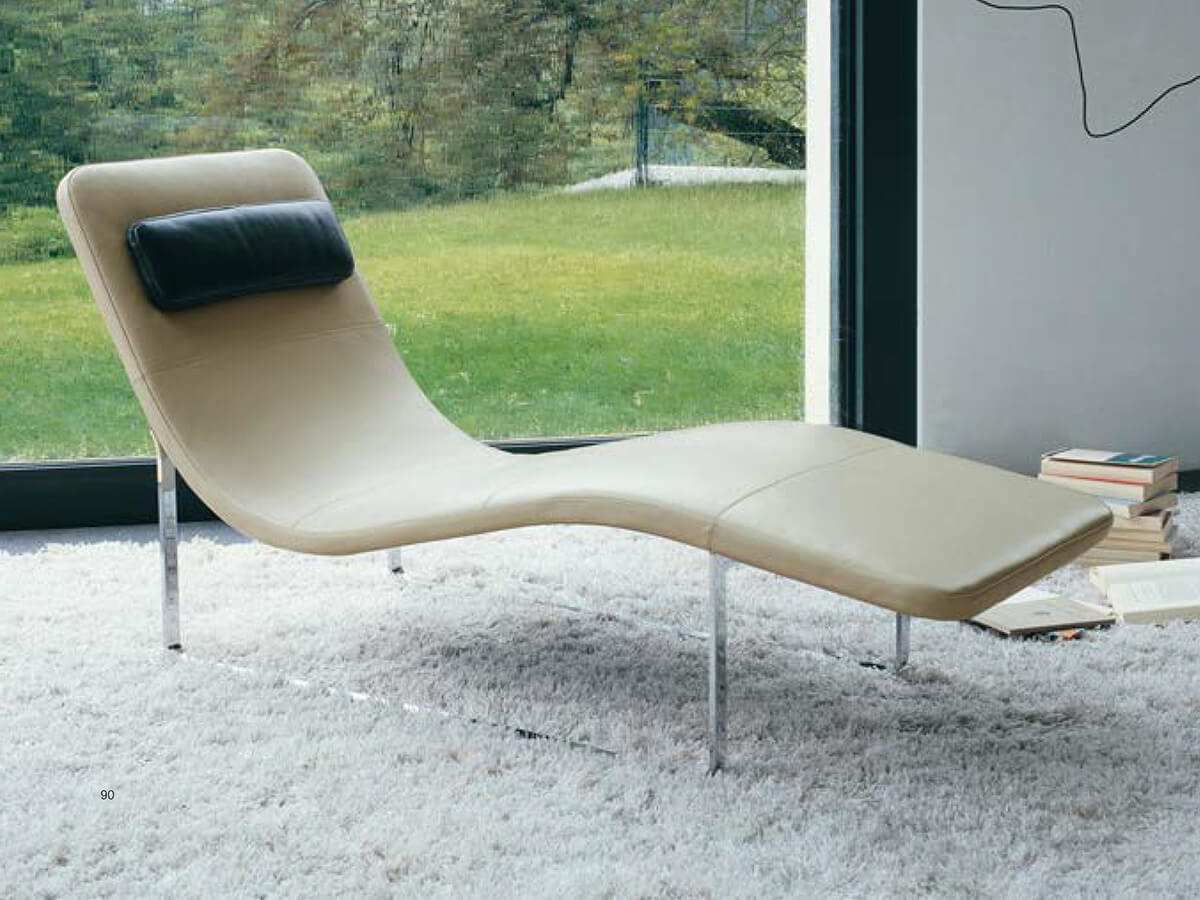 A 'Landscape' chaise Longue By Jeffrey Bernett for B&B Italia (1990s)