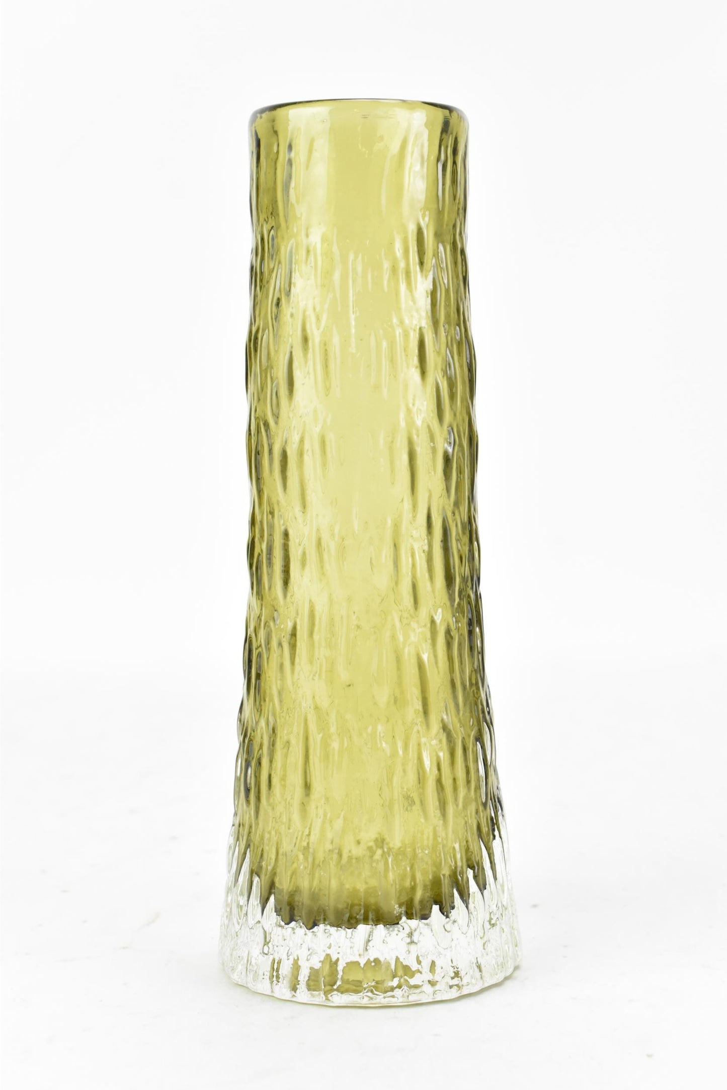 Model 9834 Icicle vase in sage by Geoffrey Baxter for Whitefriars