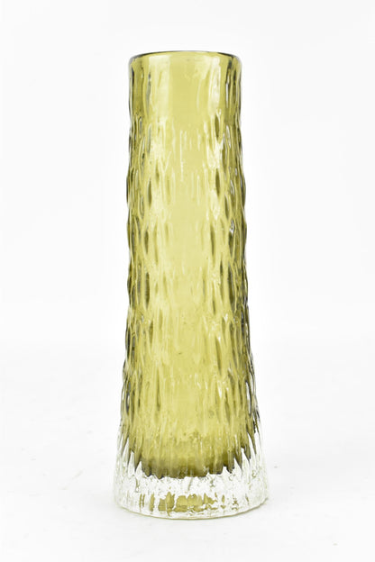 Model 9834 Icicle vase in sage by Geoffrey Baxter for Whitefriars