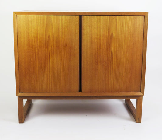 A 1960's Danish Teak Two Door Cabinet (Denmark) 1960s