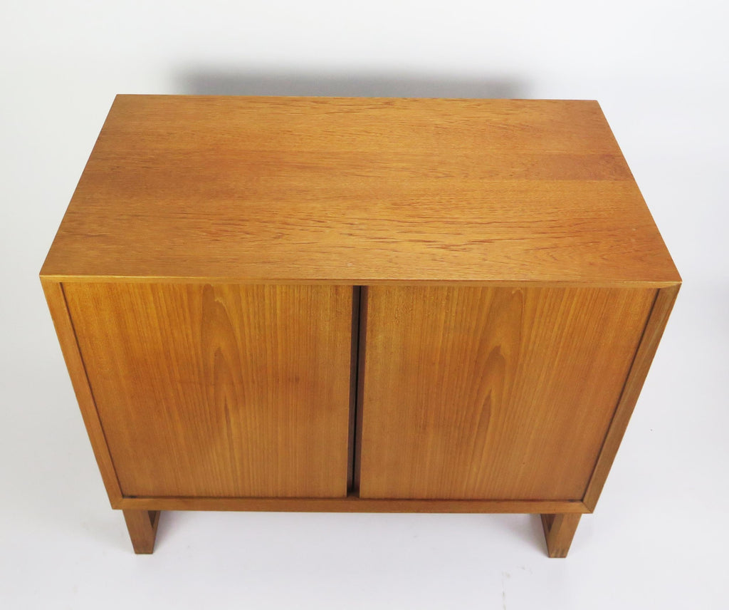 A 1960's Danish Teak Two Door Cabinet (Denmark) 1960s