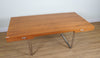 Carl Hansen & Son; Walnut Topped directors desk CH-110 by Hans J Wegner