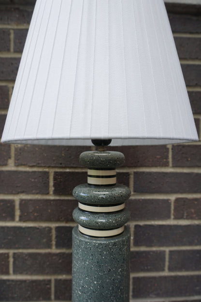 Large Grey Memphis Group style table lamp (1980s)