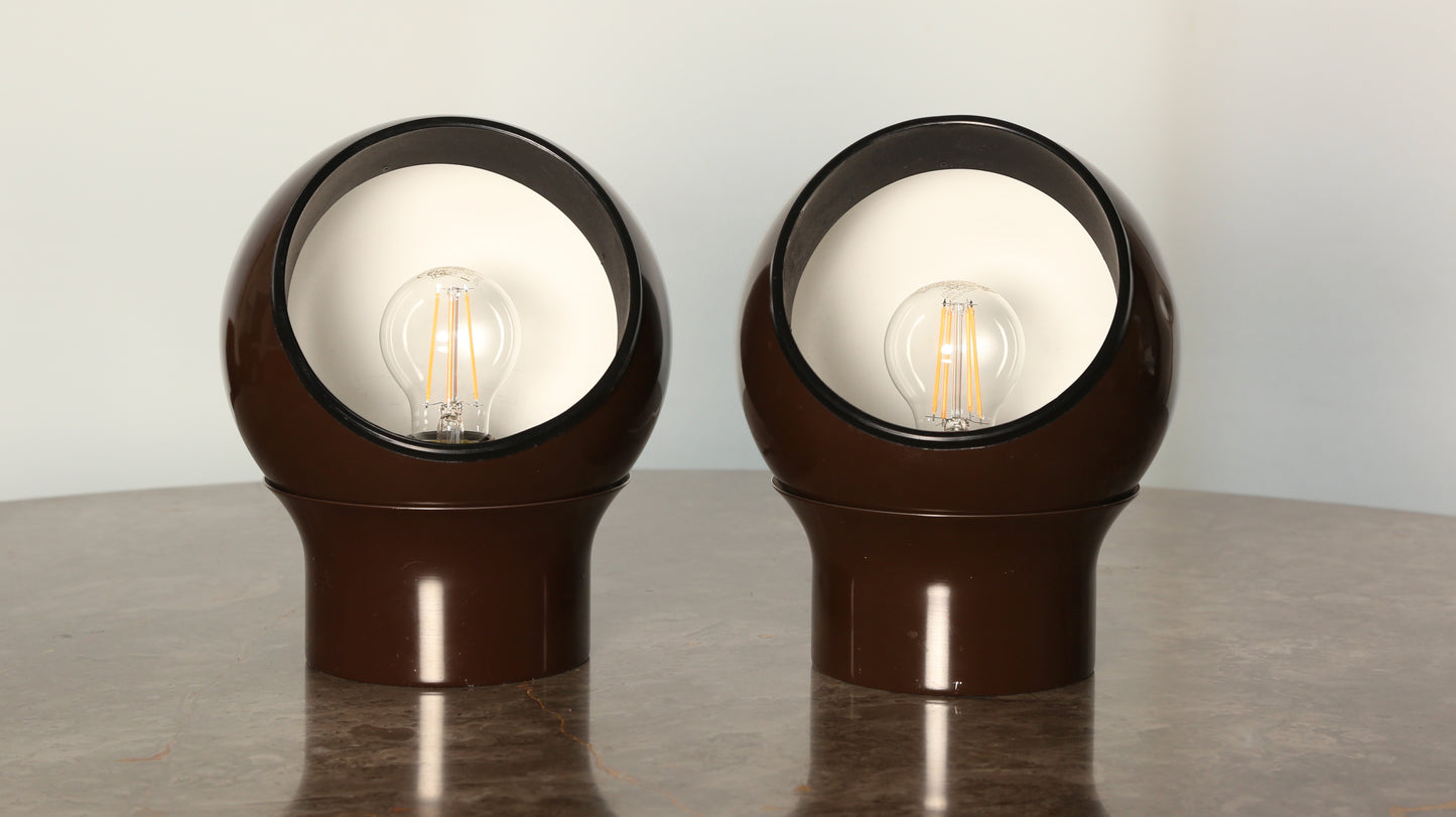 Pair of Klot 3 wall lamps by Hemi, Sweden (1970s)