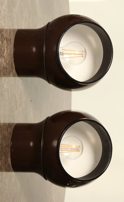 Pair of Klot 3 wall lamps by Hemi, Sweden (1970s)