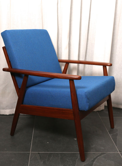 Danish teak framed armchair (1960s)