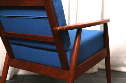 Danish teak framed armchair (1960s)