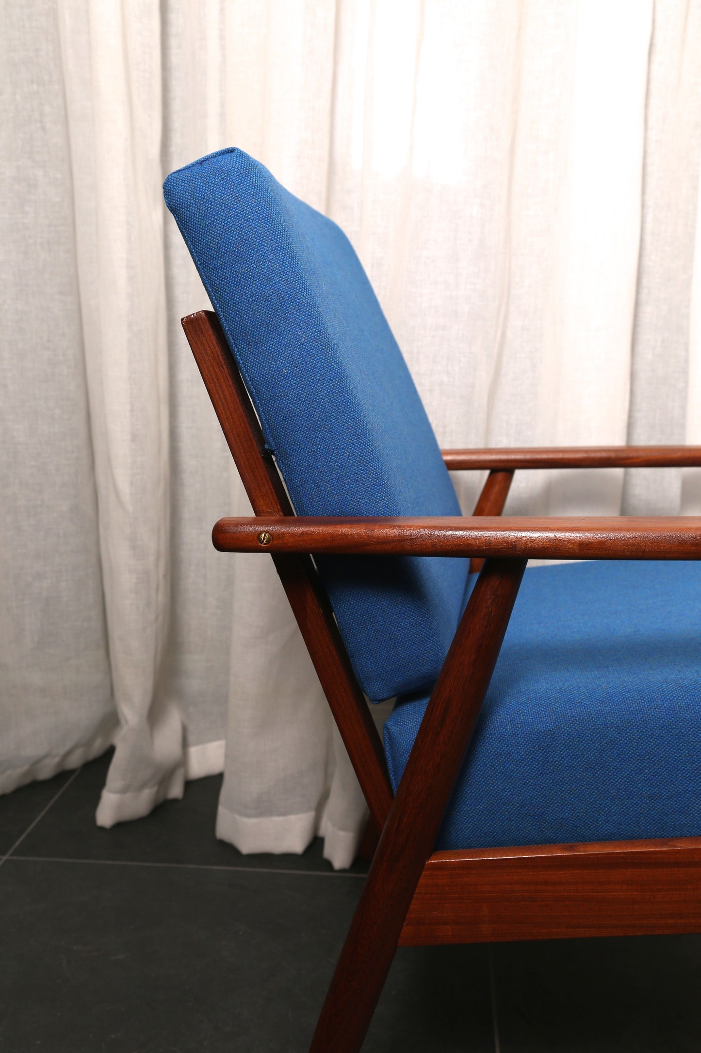 Danish teak framed armchair (1960s)